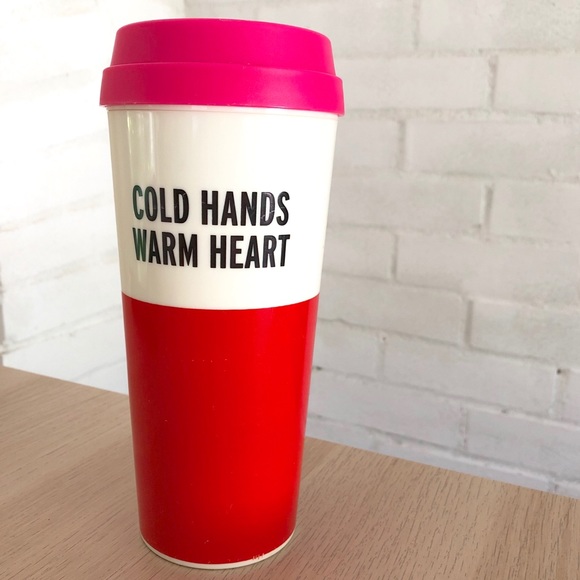 kate spade Other - Kate Spade Cold Hands Warm Heart travel mug